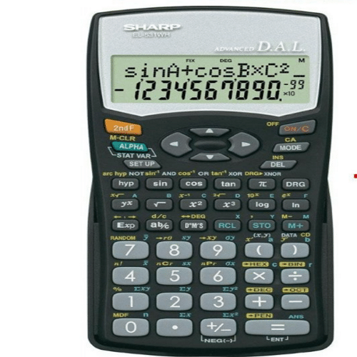 Calculatrice Scientifique SHARP EL-531WH Noir prix Tunisie, achetez au ...