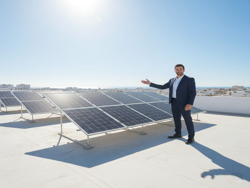 panneaux solaires bifaciaux Tunisie